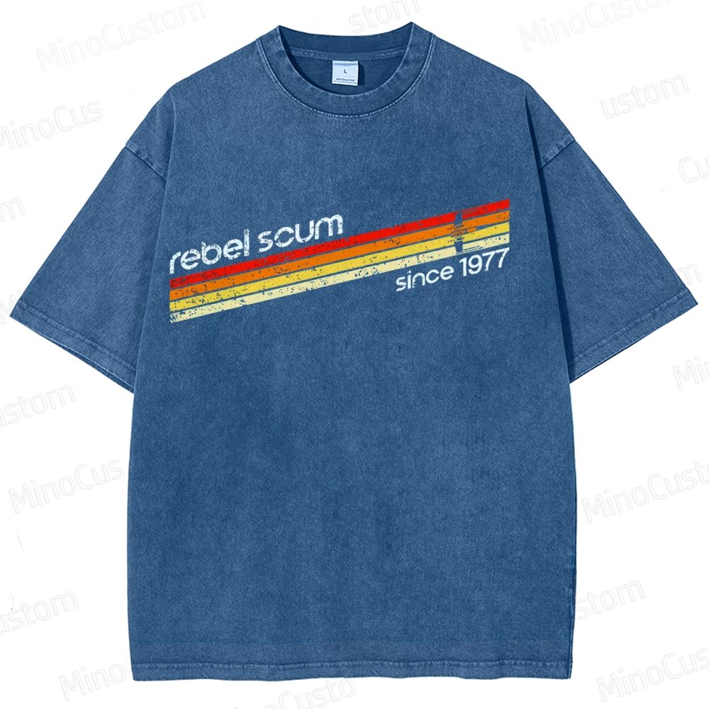 Rebel Scum 1977 Geek Washed T-Shirt