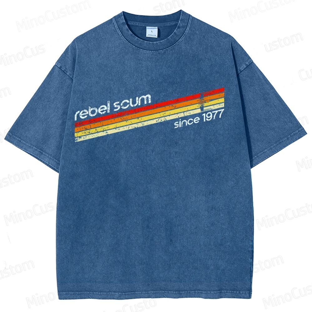 Rebel Scum 1977 Geek Washed T-Shirt