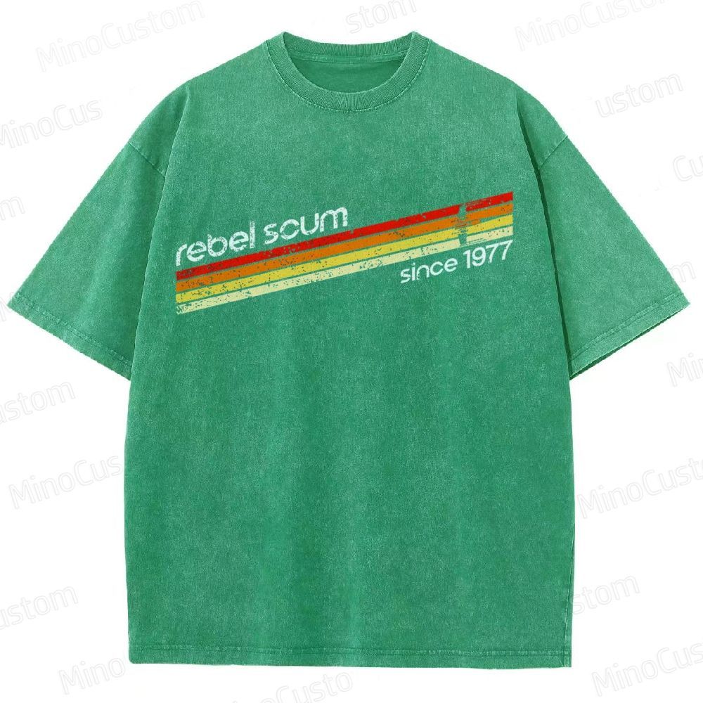Rebel Scum 1977 Geek Washed T-Shirt