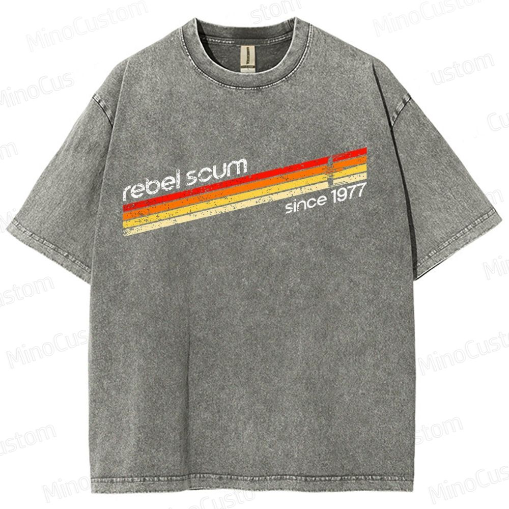 Rebel Scum 1977 Geek Washed T-Shirt