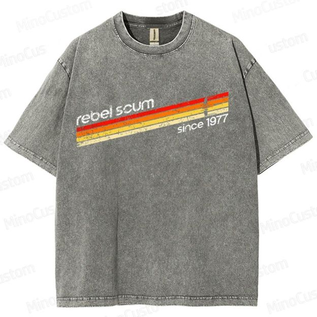 Rebel Scum 1977 Geek Washed T-Shirt