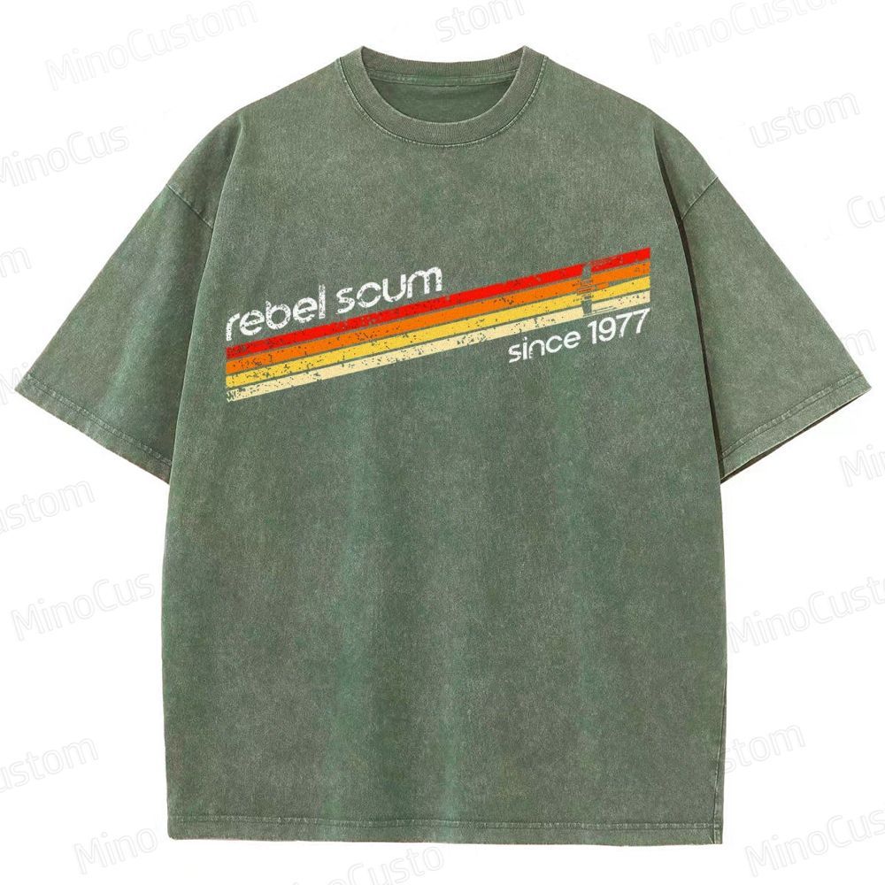 Rebel Scum 1977 Geek Washed T-Shirt