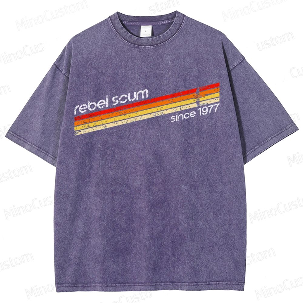 Rebel Scum 1977 Geek Washed T-Shirt