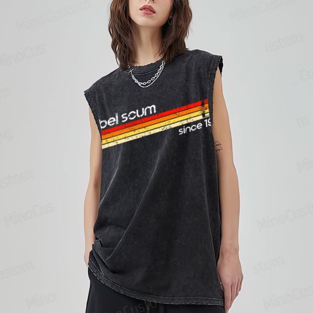 Unisex Rebel Scum 1977 Geek Washed Tank Top