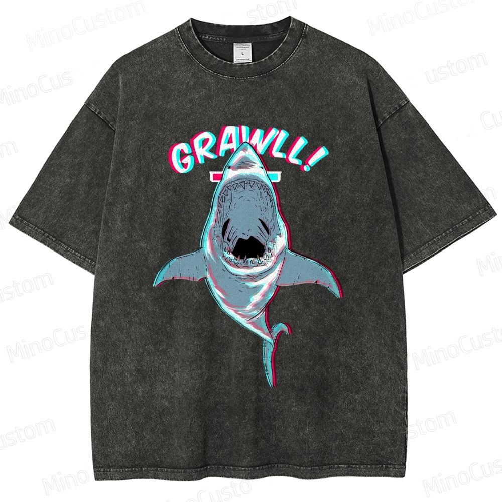Shark's Roar Washed T-Shirt