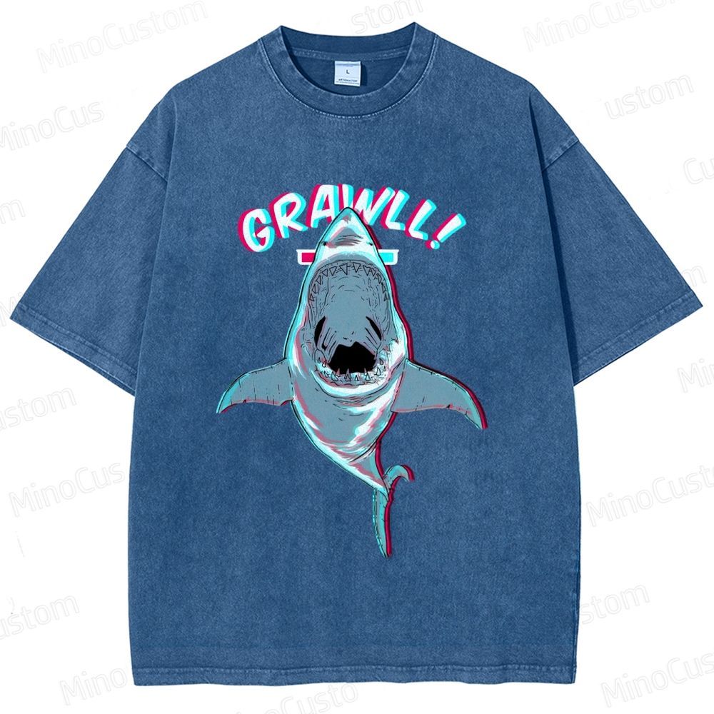 Shark's Roar Washed T-Shirt