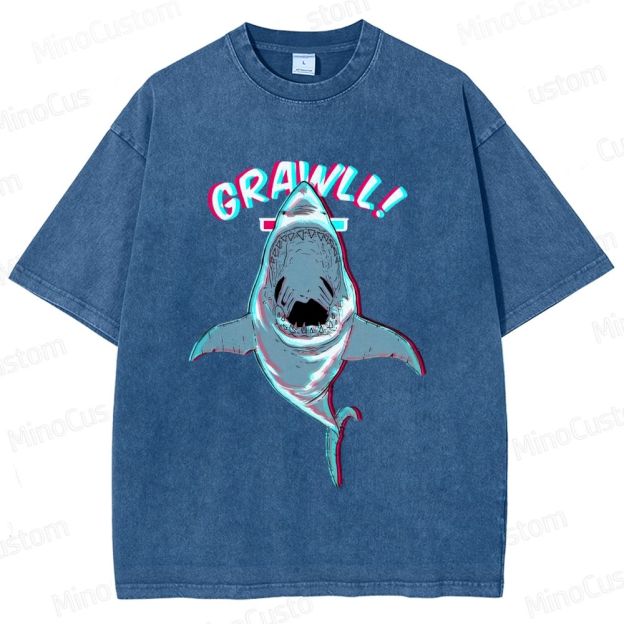 Shark's Roar Washed T-Shirt