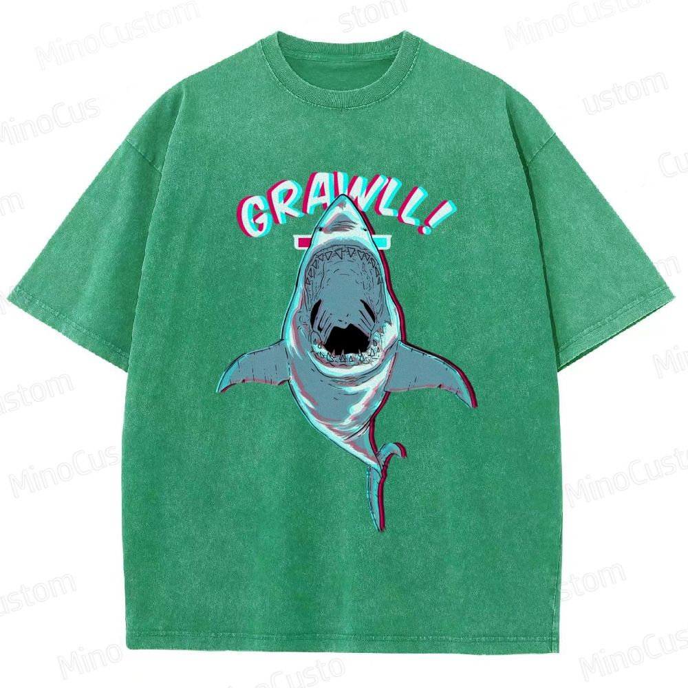 Shark's Roar Washed T-Shirt