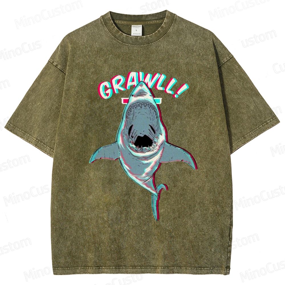Shark's Roar Washed T-Shirt