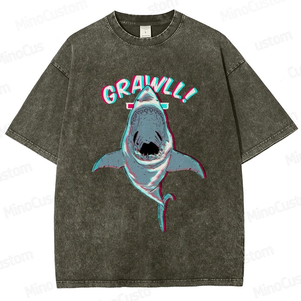 Shark's Roar Washed T-Shirt