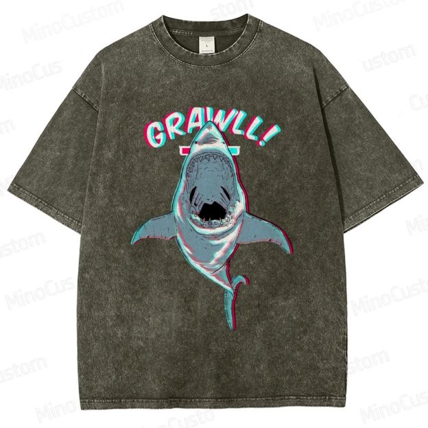 Shark's Roar Washed T-Shirt