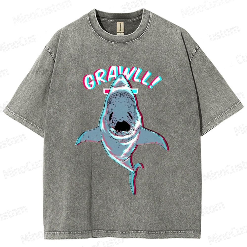 Shark's Roar Washed T-Shirt