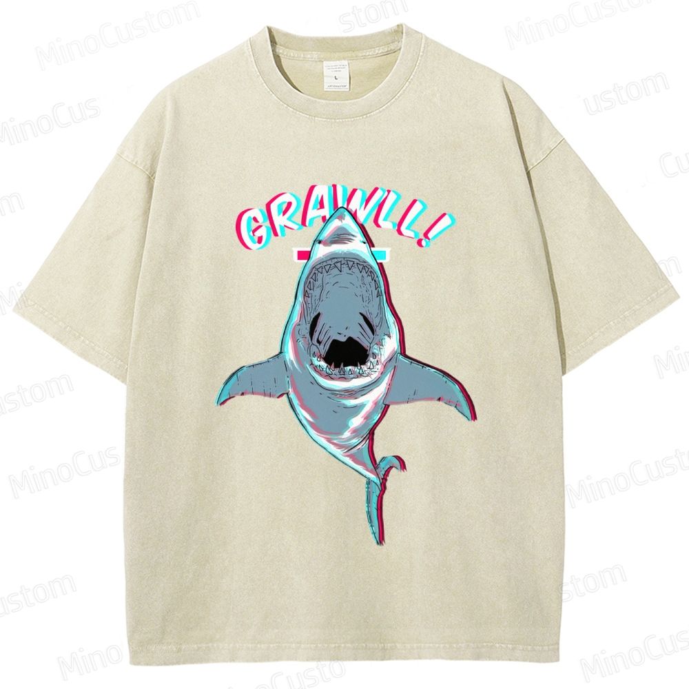 Shark's Roar Washed T-Shirt