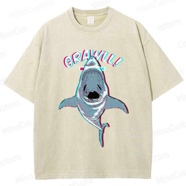 Shark's Roar Washed T-Shirt
