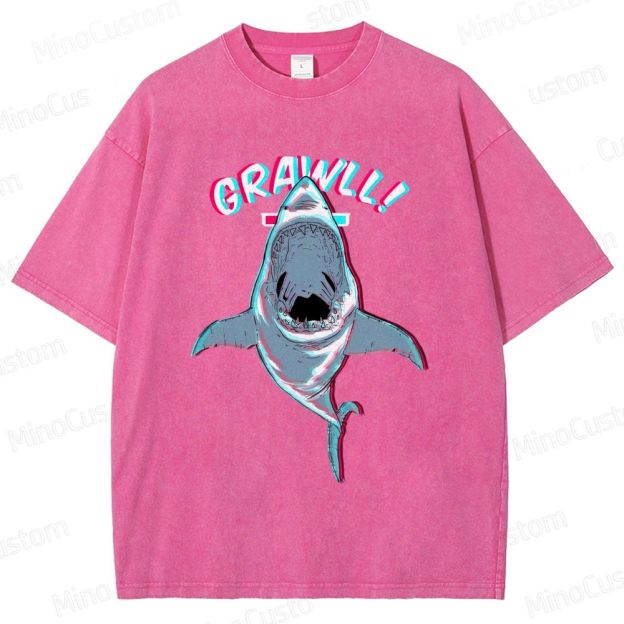 Shark's Roar Washed T-Shirt