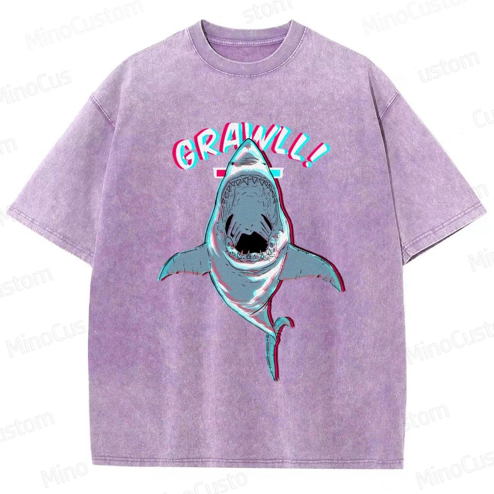Shark's Roar Washed T-Shirt