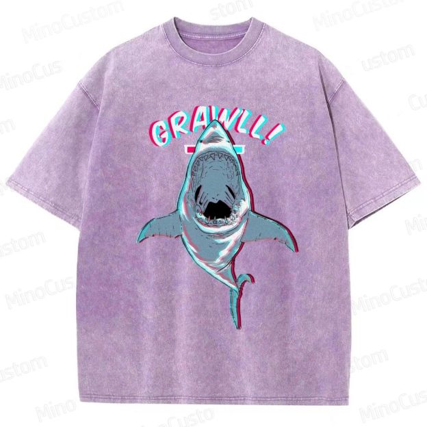 Shark's Roar Washed T-Shirt