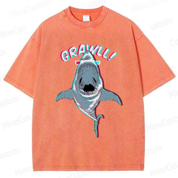 Shark's Roar Washed T-Shirt