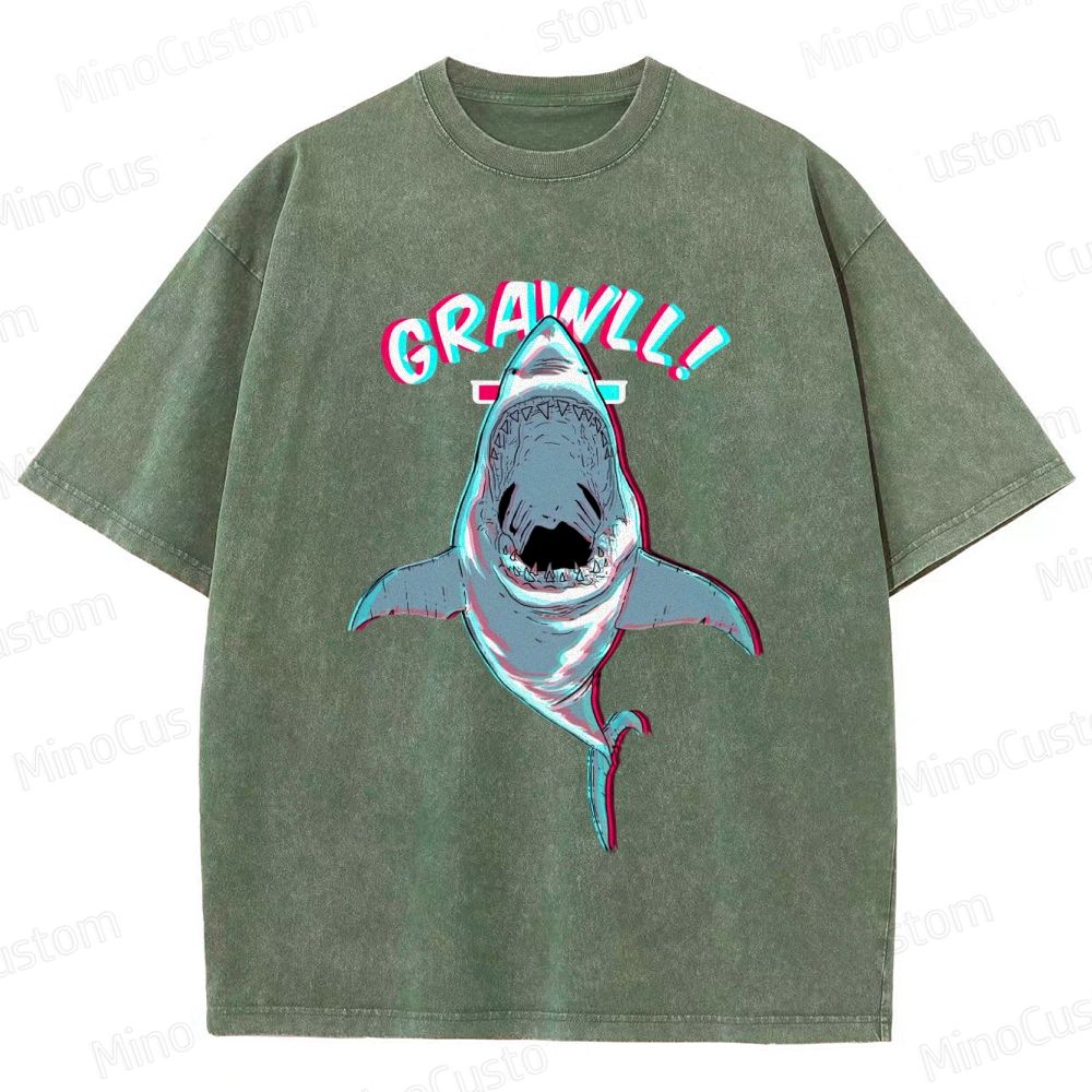 Shark's Roar Washed T-Shirt