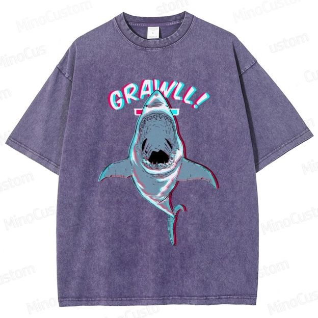 Shark's Roar Washed T-Shirt