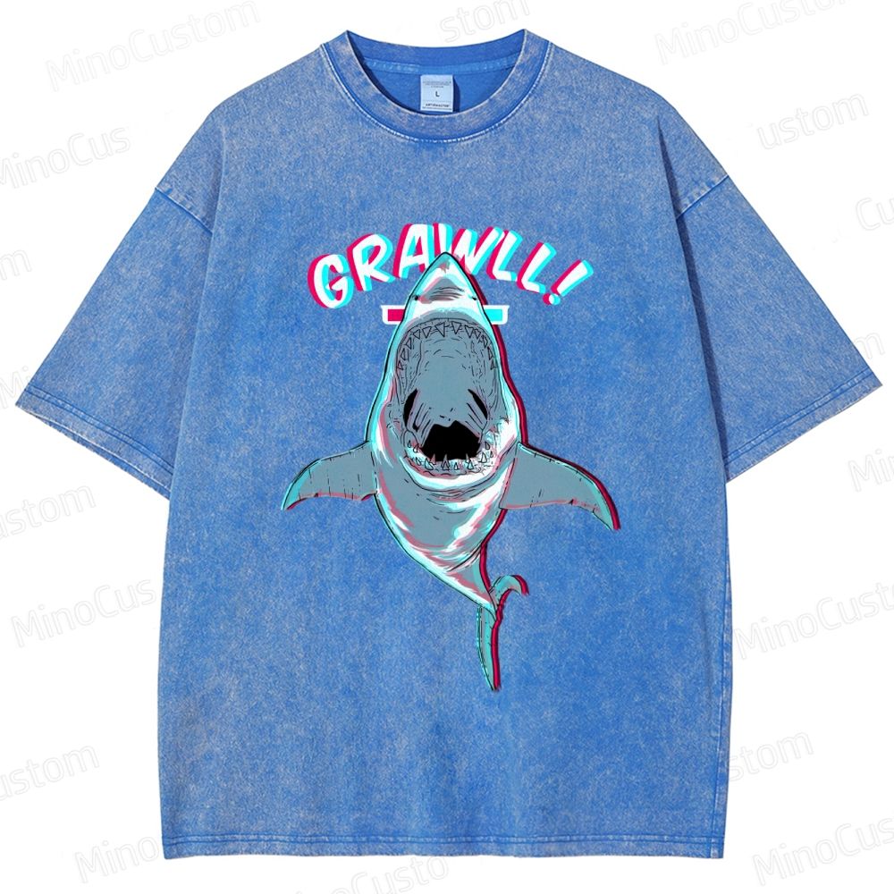 Shark's Roar Washed T-Shirt