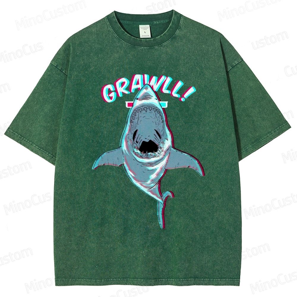 Shark's Roar Washed T-Shirt