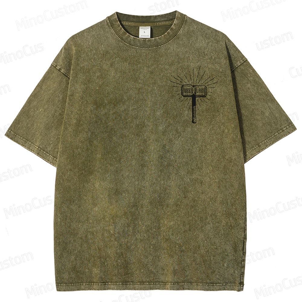 House Telemanus Fox Graphic Washed T - Shirt