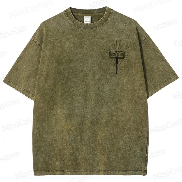 House Telemanus Fox Graphic Washed T - Shirt