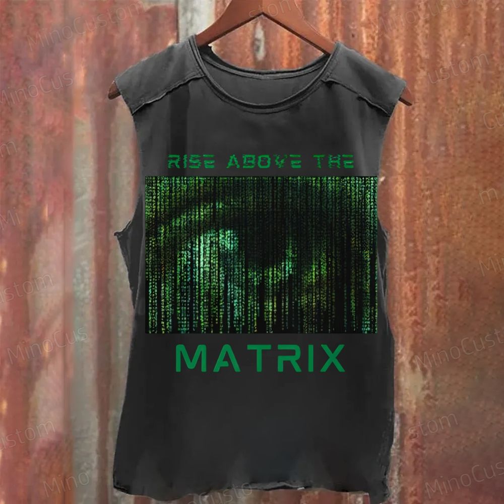 Rise Above The Matrix Washed Tank Top 