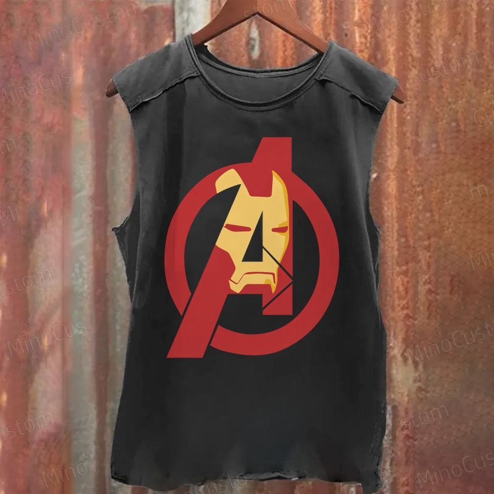 Avengers Oversized Washed Tank Top