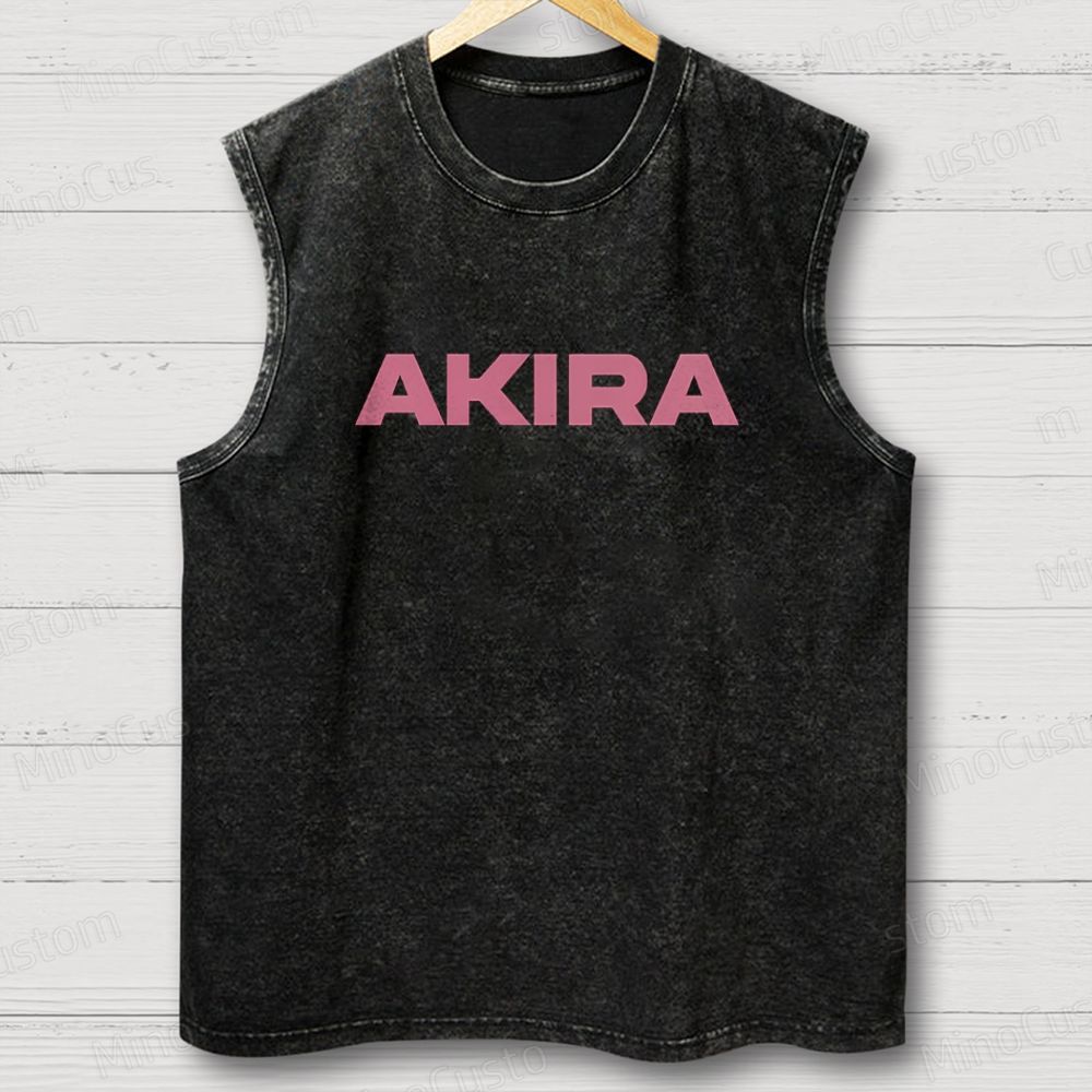 Destruction lll Unisex Washed Tank Top