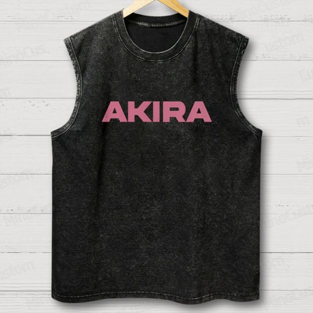 Destruction lll Unisex Washed Tank Top