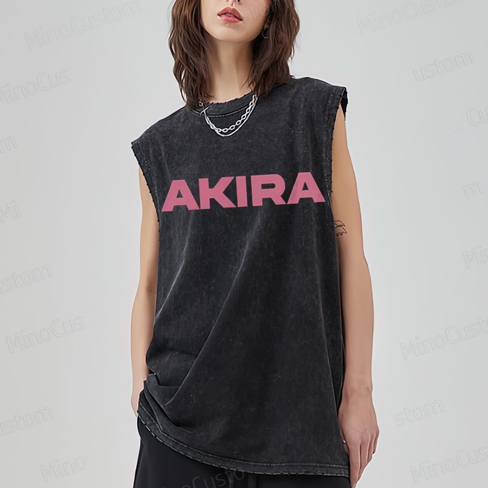 Destruction lll Unisex Washed Tank Top