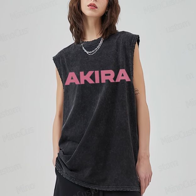 Destruction lll Unisex Washed Tank Top