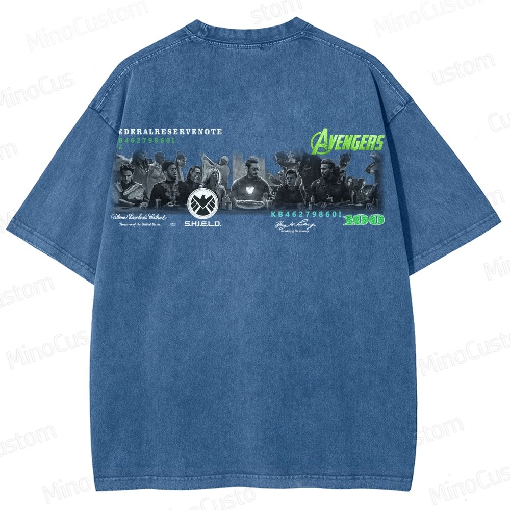 Last Supper  Unisex Fit Washed T-Shirt