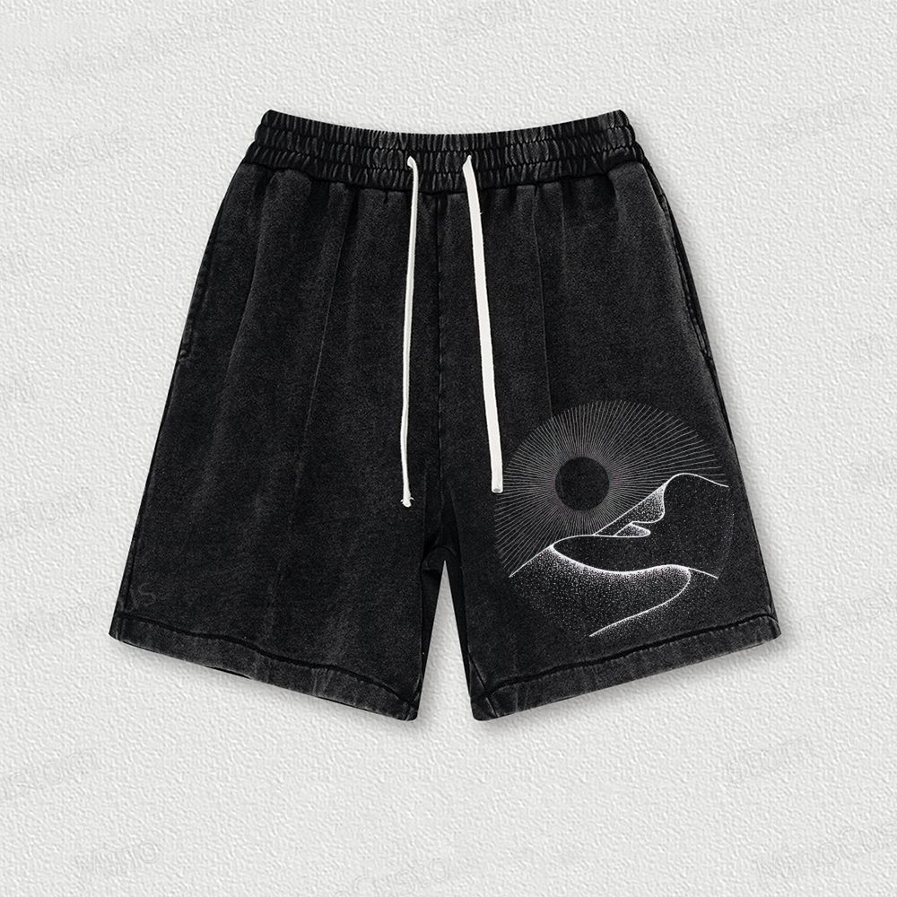 Sunflayed Dunes Washed Vintage Shorts 