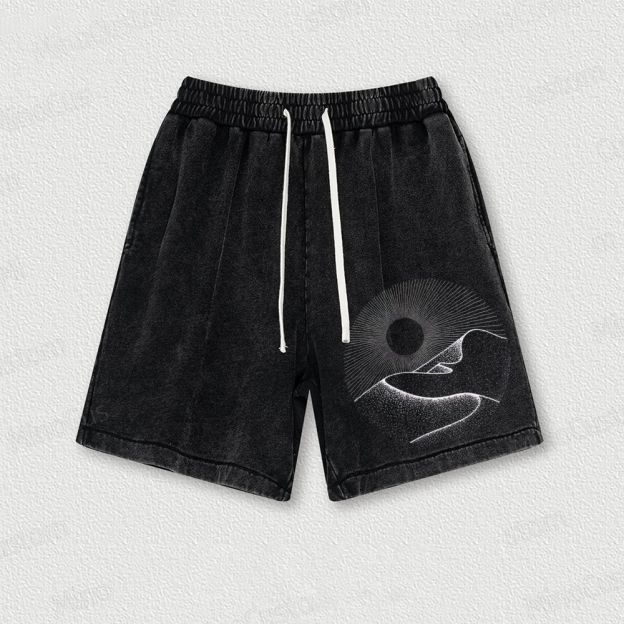 Sunflayed Dunes Washed Vintage Shorts 