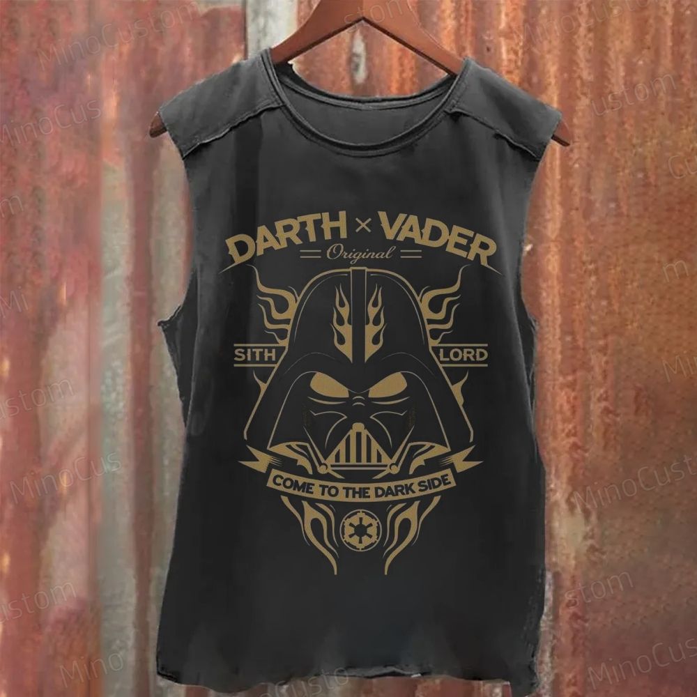 Star Wars Darth Vader Dark Side Graphic Washed Tank Top