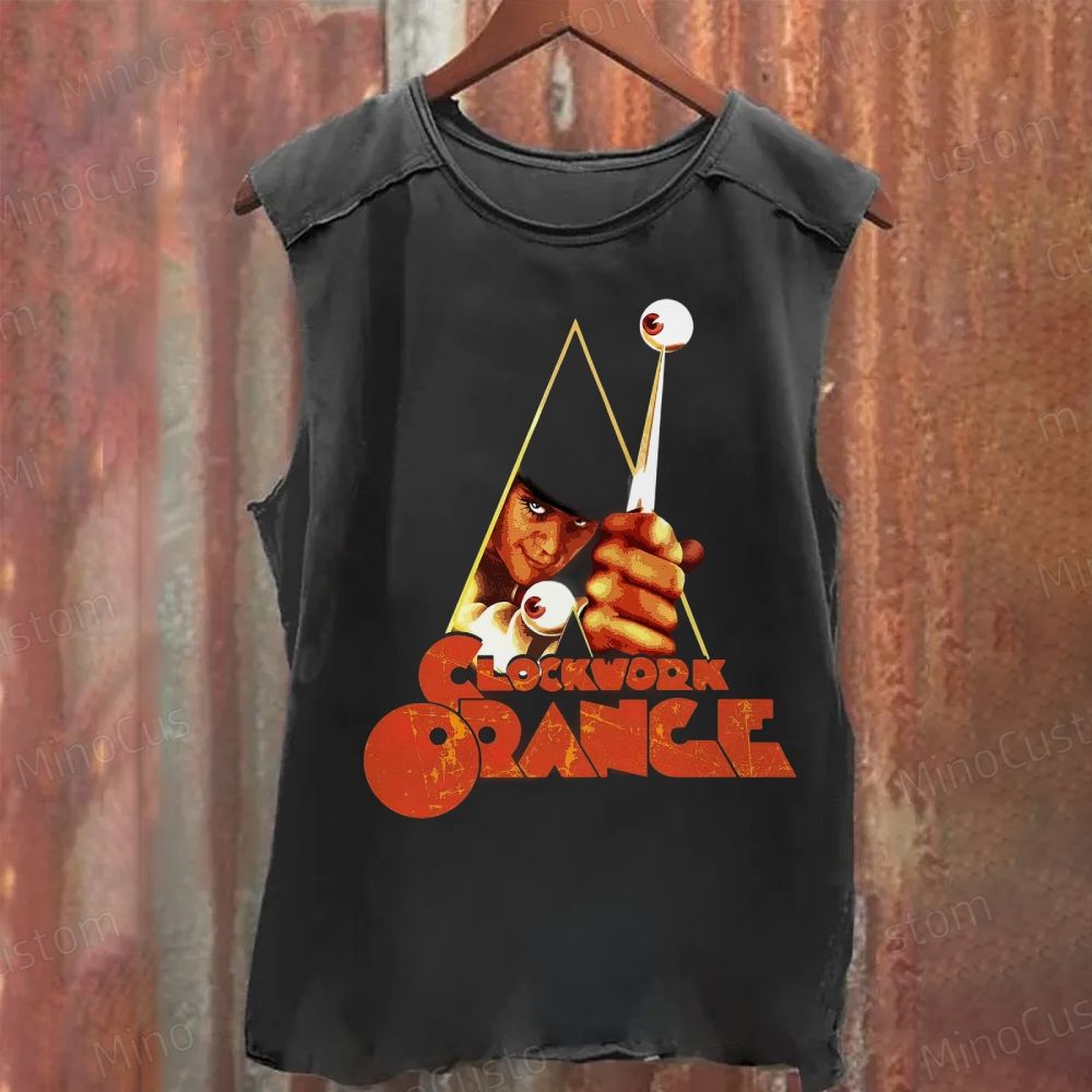Clockwork Orange Washed Tank Top
