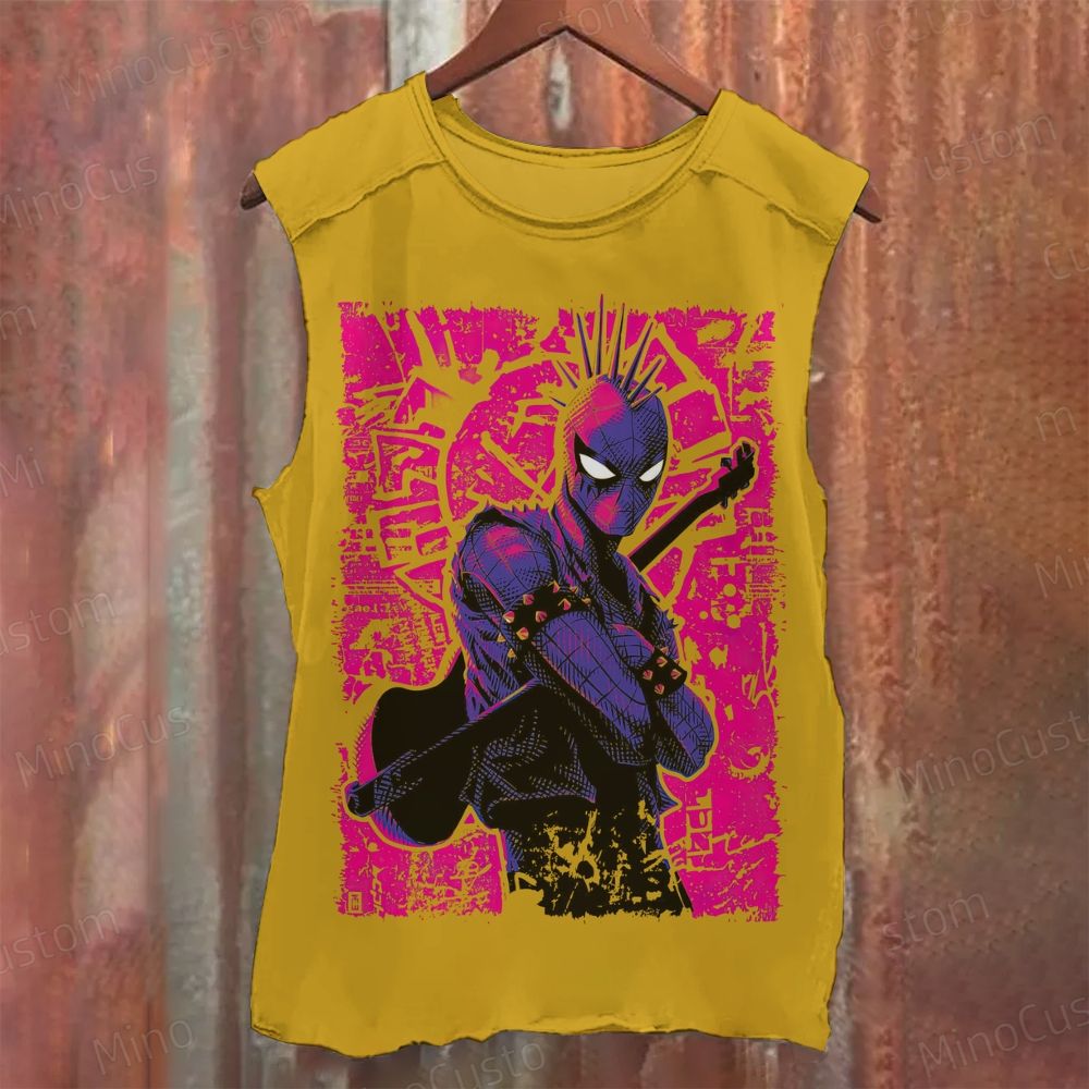 Spider-Punk Printed Tank Top 