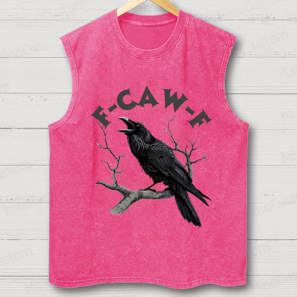 F-Caw-F  Washed Tank Top 