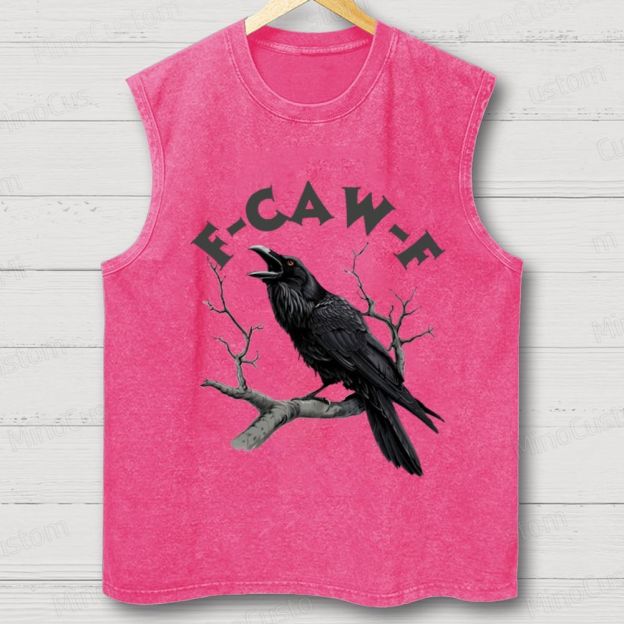 F-Caw-F  Washed Tank Top 