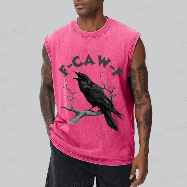 F-Caw-F  Washed Tank Top 