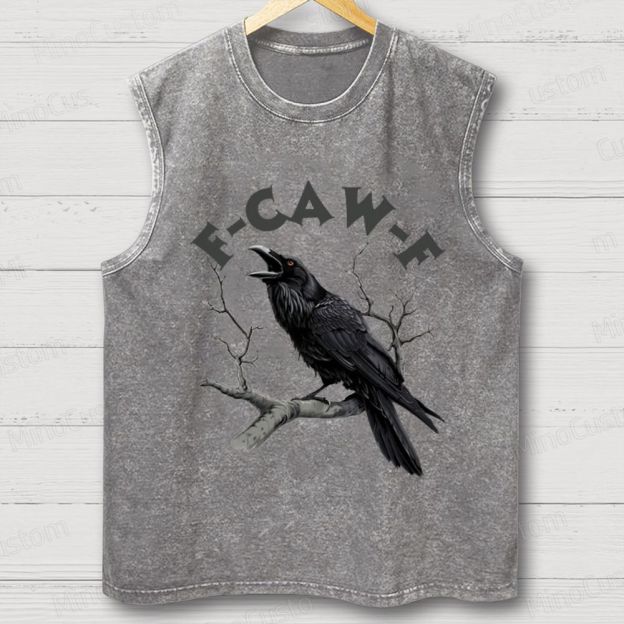 F-Caw-F  Washed Tank Top 