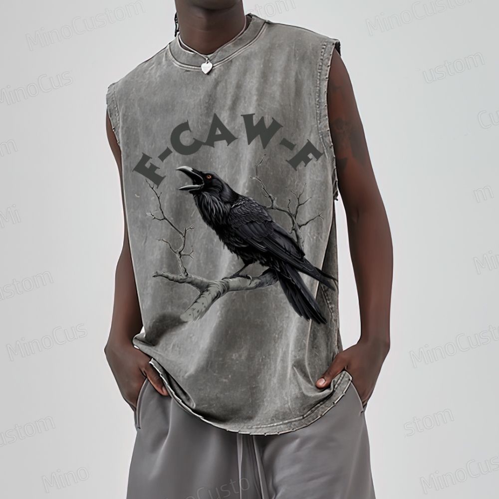 F-Caw-F  Washed Tank Top 