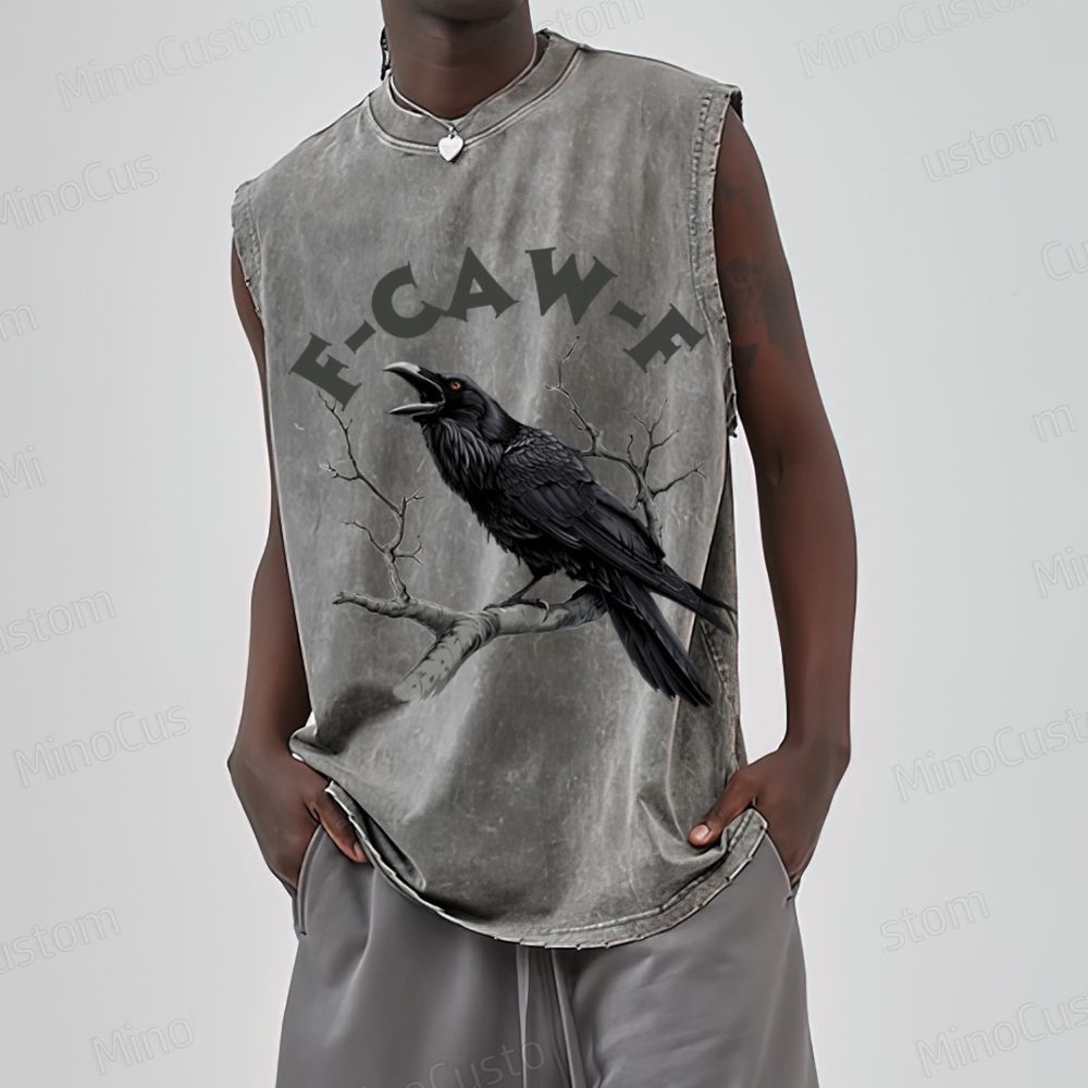 F-Caw-F  Washed Tank Top 