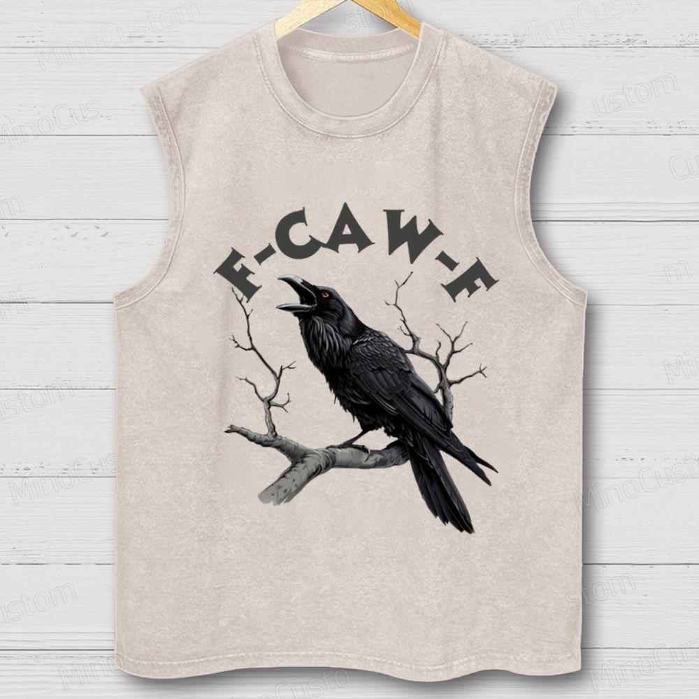 F-Caw-F  Washed Tank Top 
