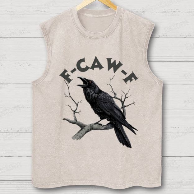 F-Caw-F  Washed Tank Top 
