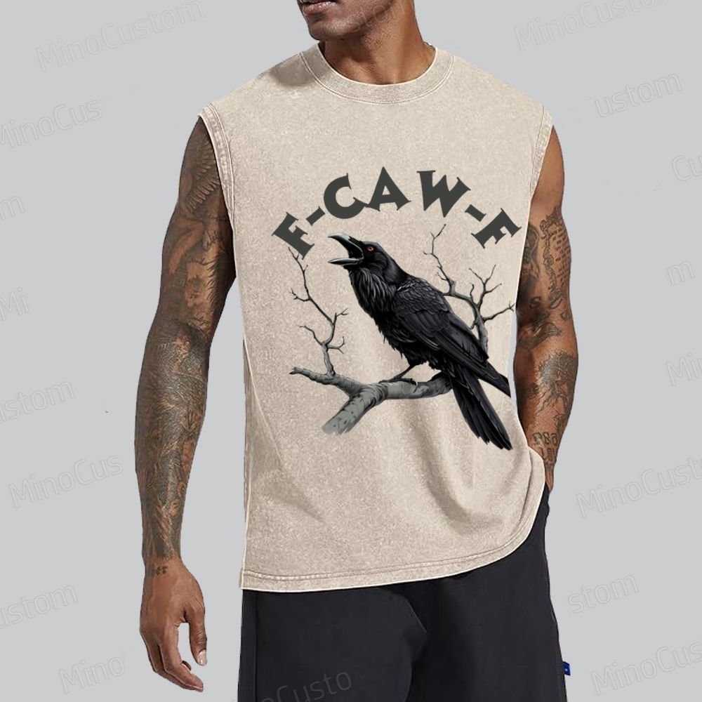 F-Caw-F  Washed Tank Top 