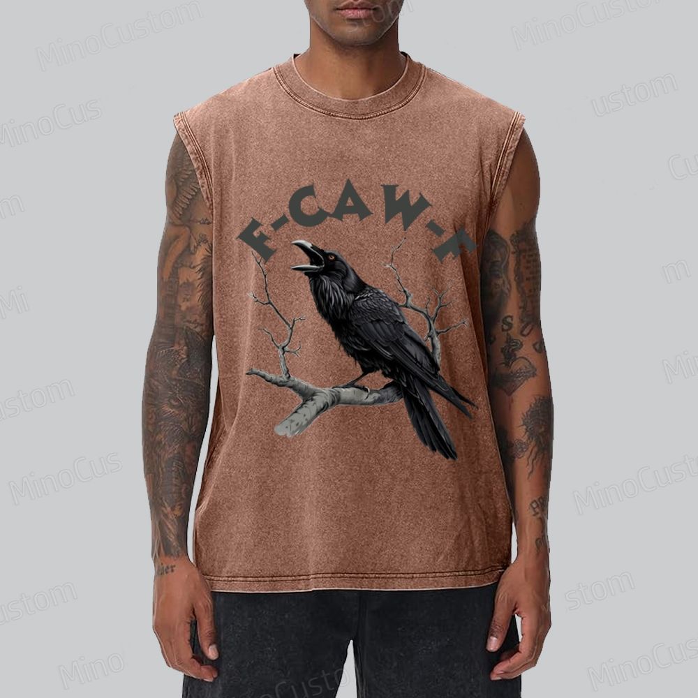F-Caw-F  Washed Tank Top 